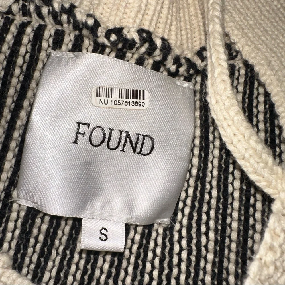 Found men’s TABAS TIE KNIT COLLARED SWEATER
in cream S - Picture 5 of 11